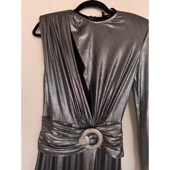 Bronx and Banco Starlight silver gown XS - Picture 7 of 7